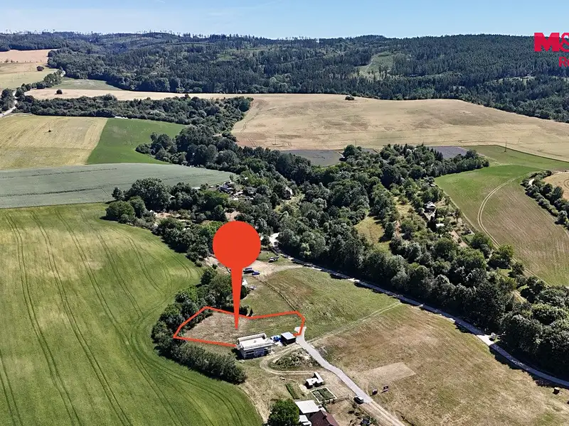 Prodej stavebního pozemku 1267 m², Rájec-Jestřebí – náhled fotky 2