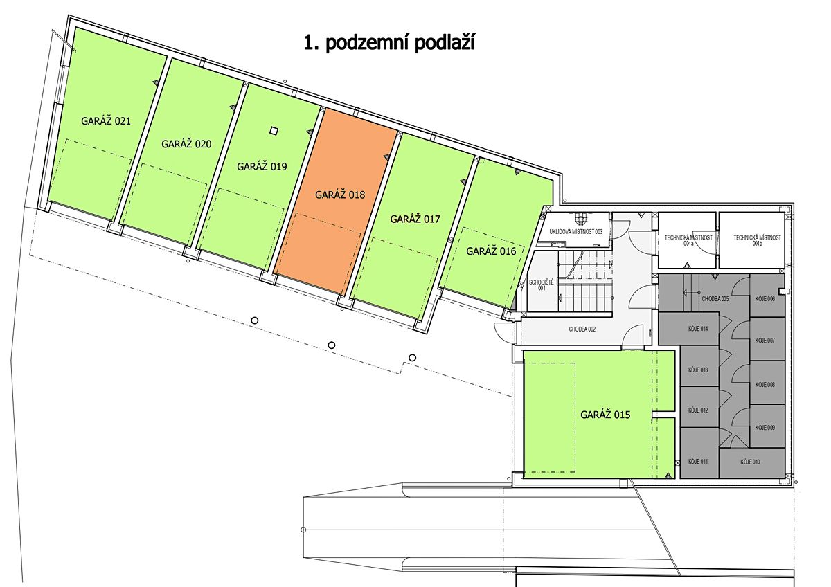 Prodej garáže 20 m² – fotografie 3