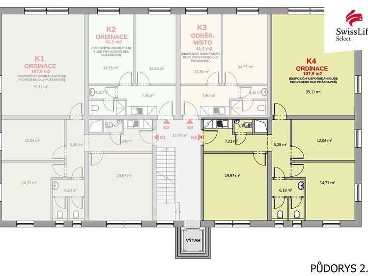 Prodej komerčního prostoru, 108 m² (1 z 12)