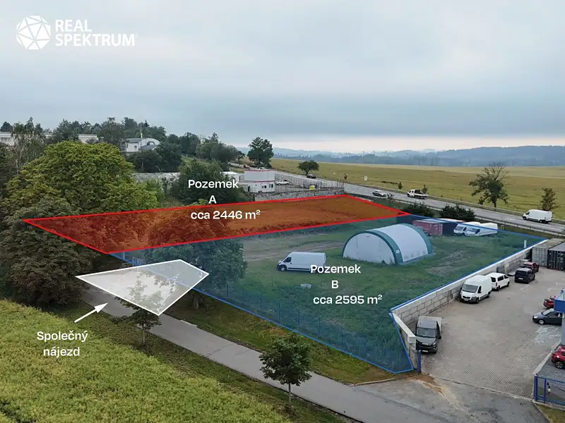 Pronájem komerčního pozemku 2595 m², Jihlava – náhled fotky 1