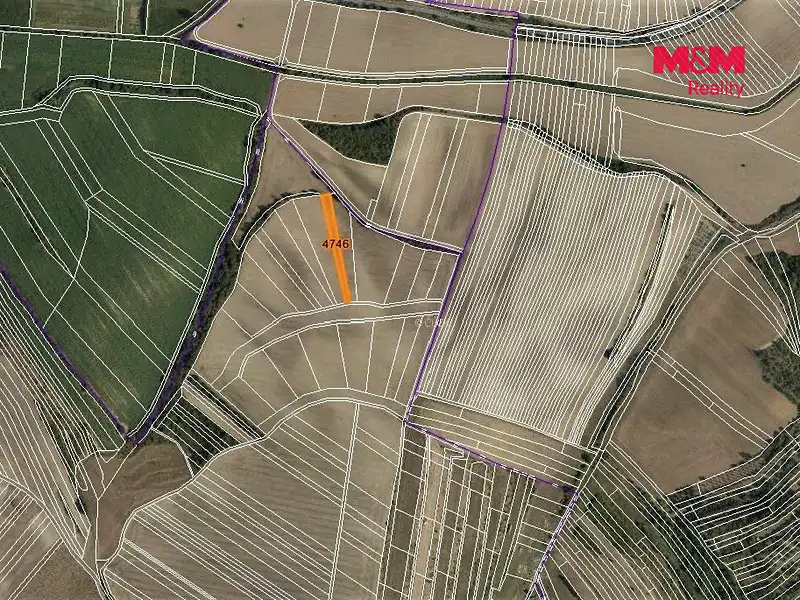 Prodej pole 1571 m², Starovičky – náhled fotky 3