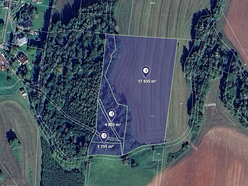 Prodej louky 24195 m², Chotěvice – náhled fotky 1