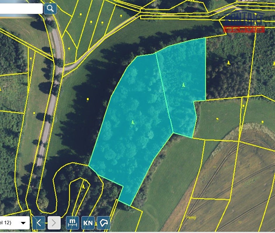 Prodej lesa 15596 m²