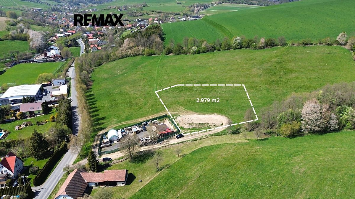 Prodej komerčního pozemku 2979 m²