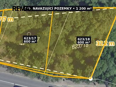 Prodej zahrady 1200 m²