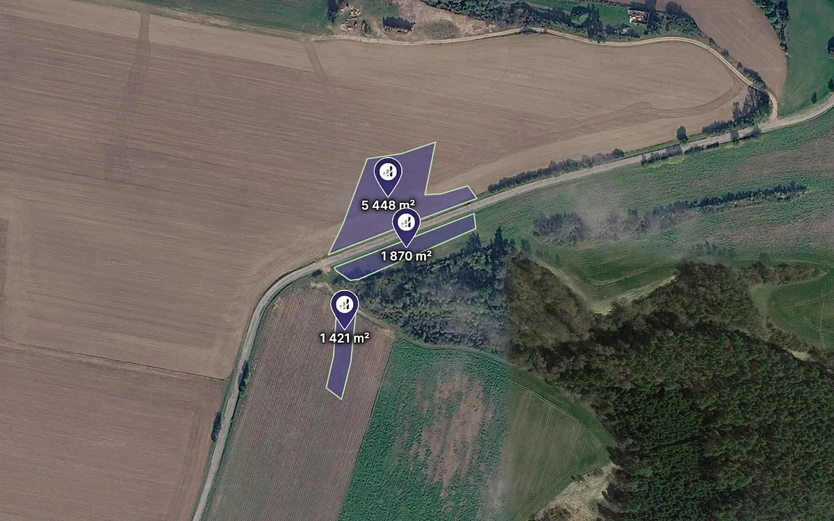 Prodej pole 8739 m²
