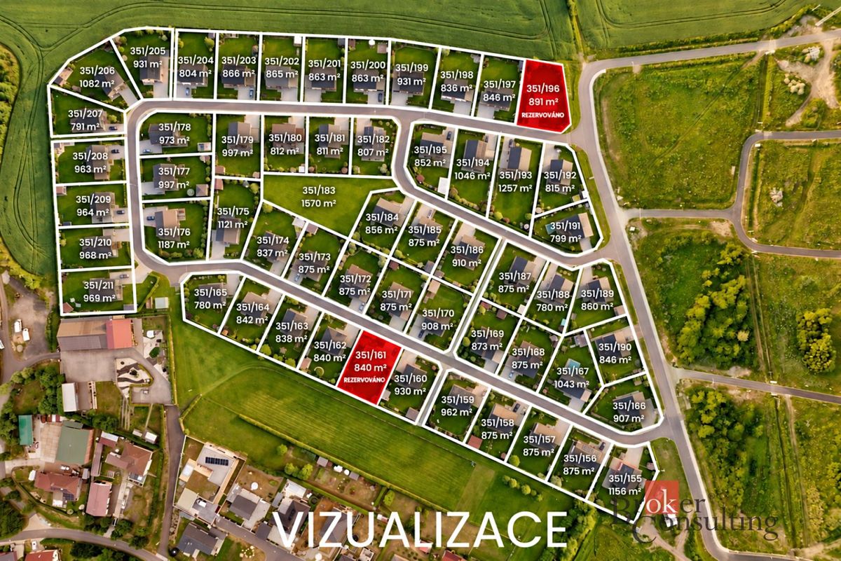 Prodej stavebního pozemku 780 m² – fotografie 2