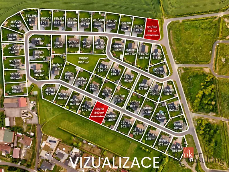 Prodej stavebního pozemku 780 m², Ostrov – náhled fotky 2
