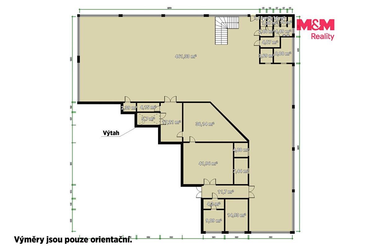 Pronájem obchodního prostoru 641 m² – fotografie 3