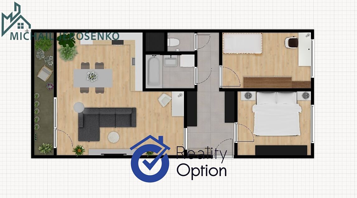 Pronájem bytu 3+kk 67 m² – fotografie 2
