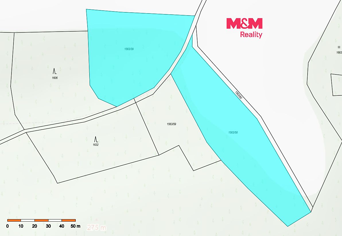 Prodej pole 8460 m², Úštěk – fotka 1 z 3