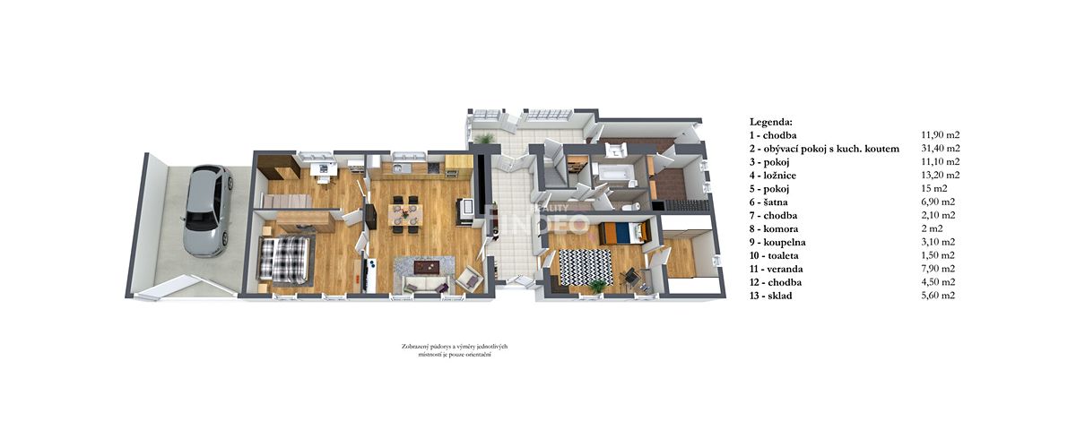 Prodej rodinného domu 116 m², pozemek 1510 m² – fotografie 3