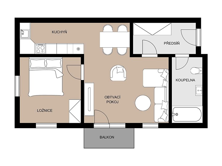 Квартира 2+kk на продаж, 54 м² (23 з 23)