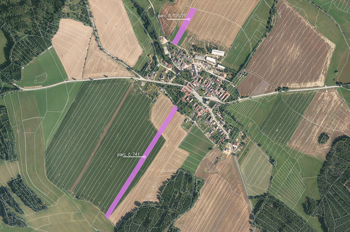 Prodej pole 19259 m²