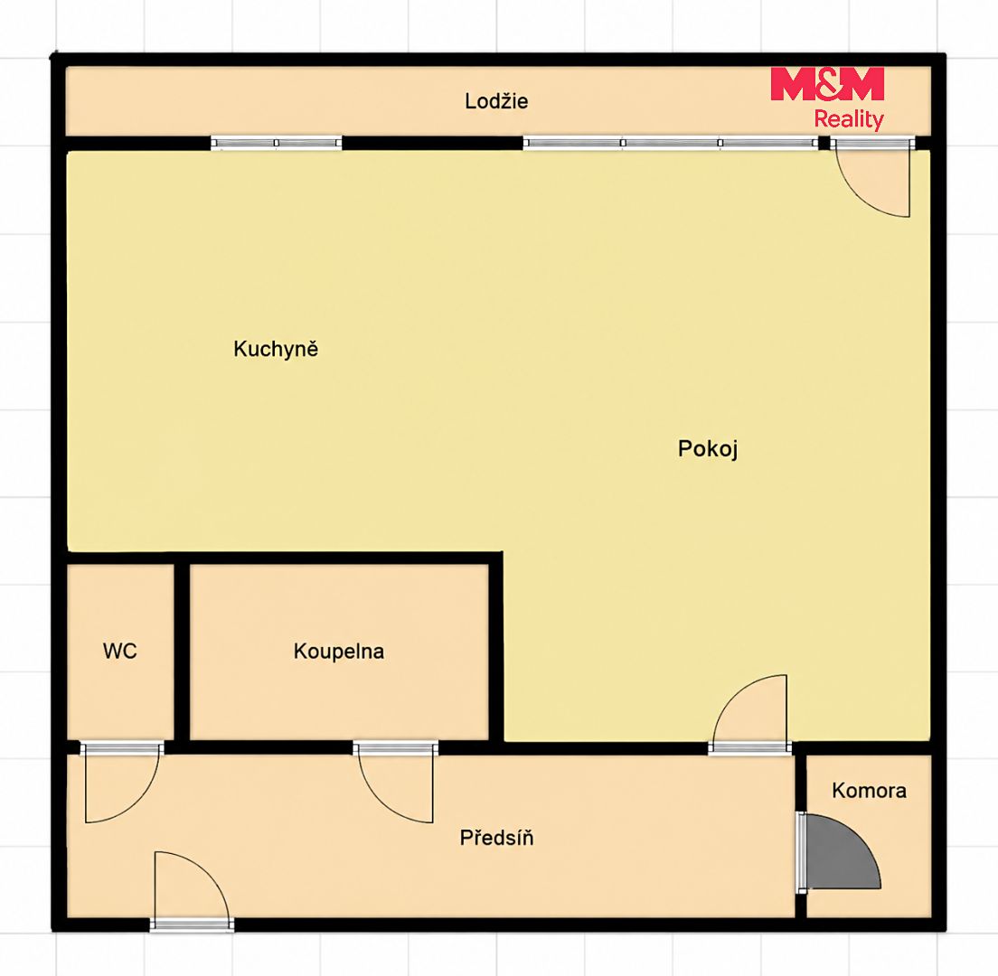 Prodej bytu 1+kk 34 m² – fotografie 5