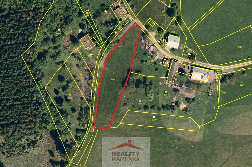 Prodej stavebního pozemku 2166 m²