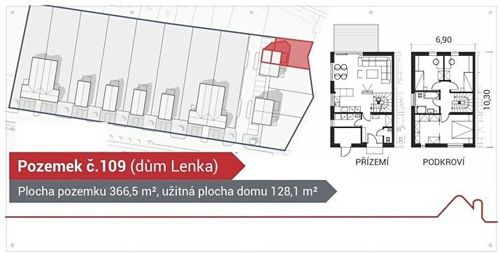 Prodej projektu na klíč 128 m², pozemek 366 m² – fotografie 3