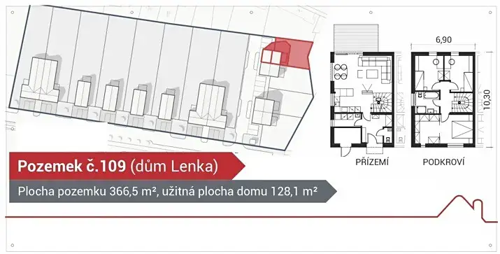Prodej rodinného domu 128 m², pozemek 366 m², Opočnice – náhled fotky 3