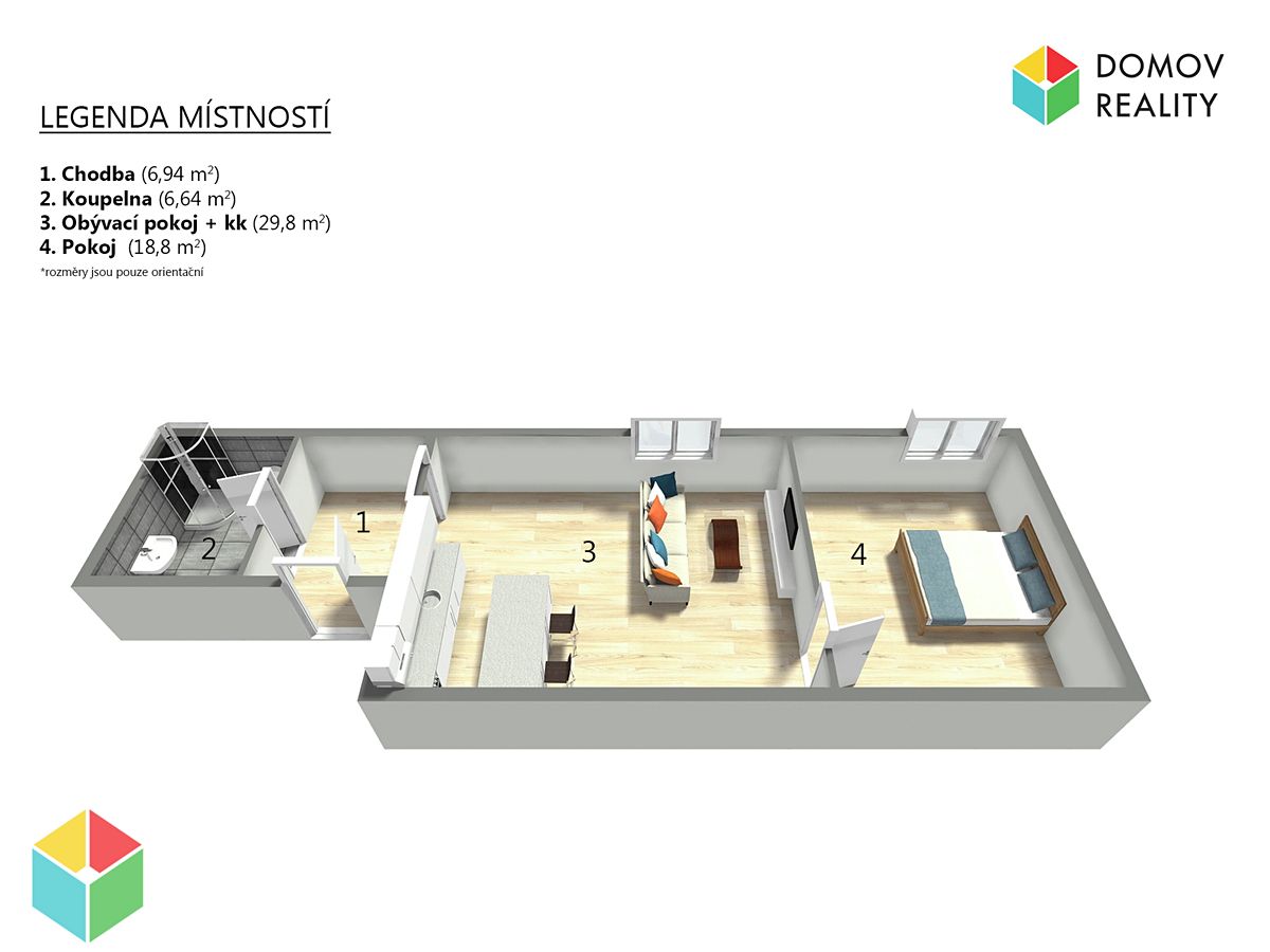 Prodej bytu 2+kk 64 m² – fotografie 4