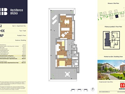 Prodej bytu 3+kk, 84 m² (2 z 9)