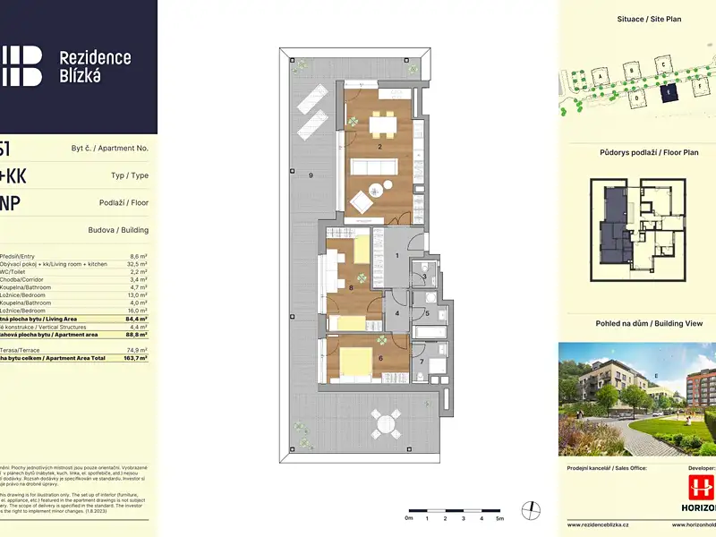 Prodej bytu 3+kk 84 m², Praha – náhled fotky 2