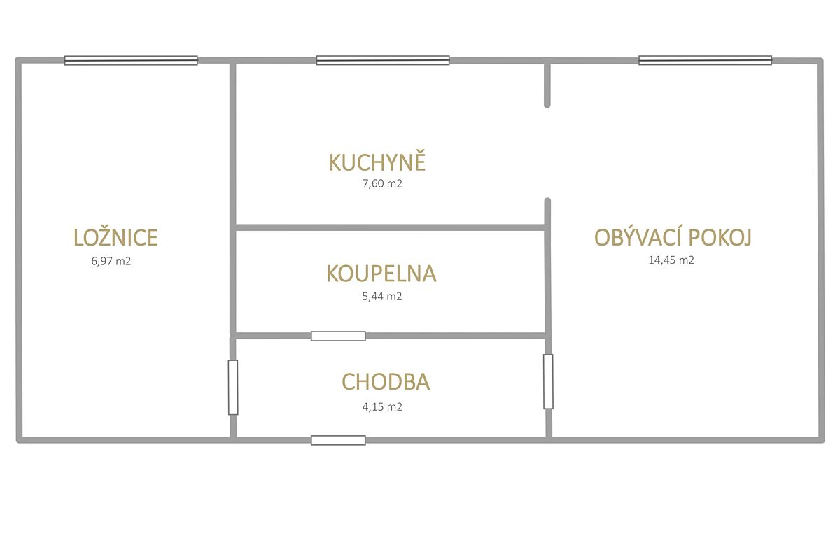 Prodej bytu 2+1 58 m² – fotografie 4