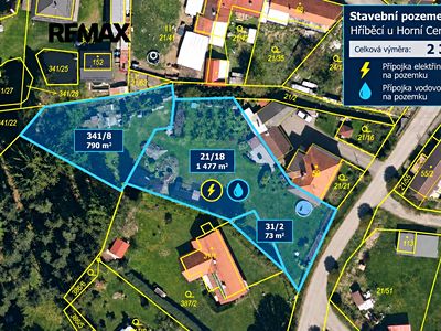 Prodej stavebního pozemku 2340 m²