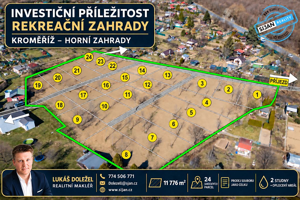 Prodej zahrady 11776 m²