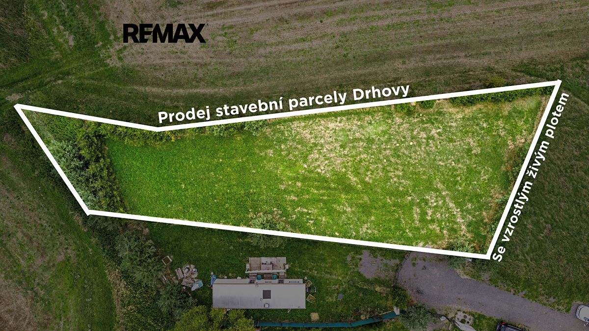 Prodej stavebního pozemku 886 m², Drevníky – fotka 1 z 3