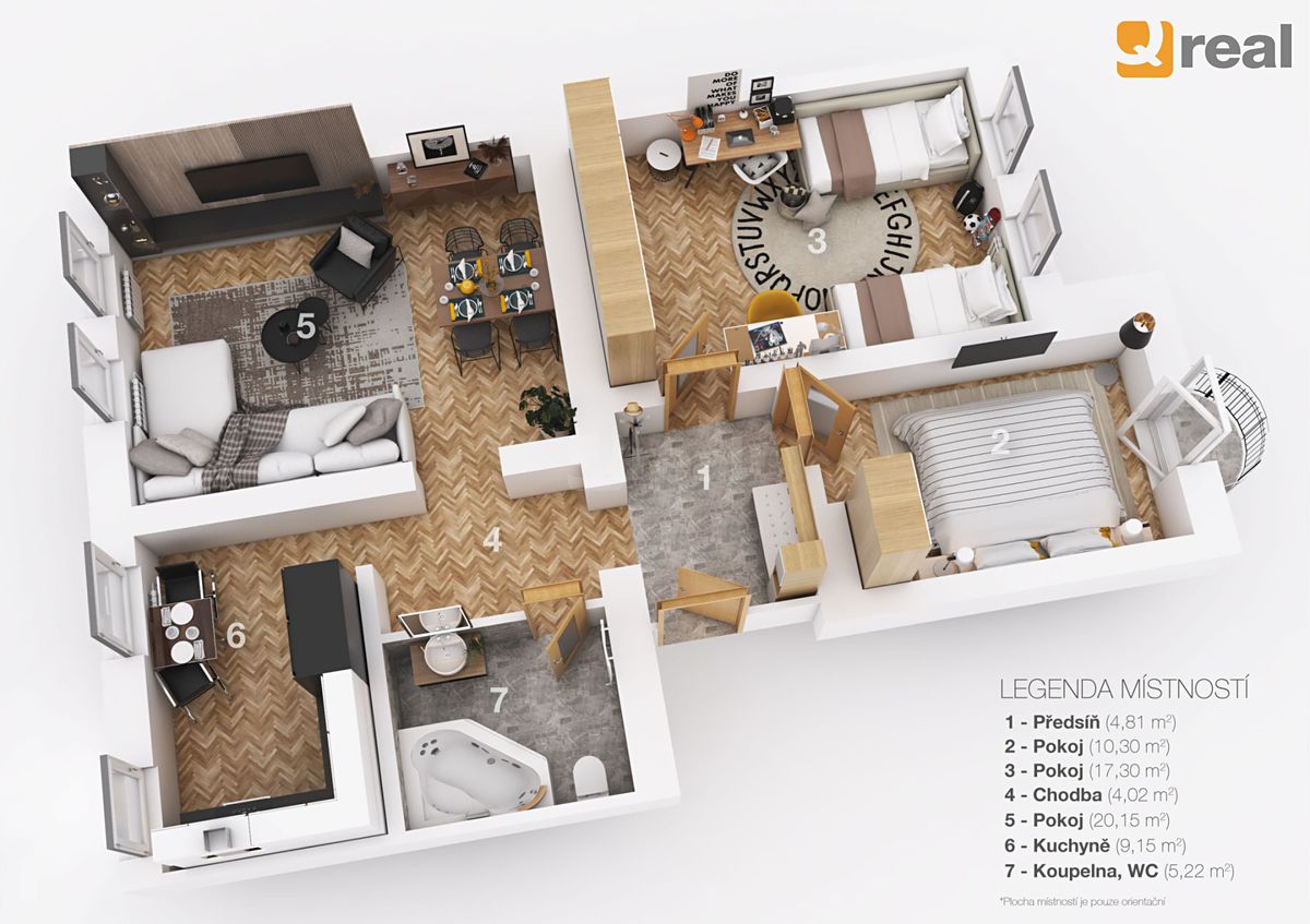 Prodej bytu 3+1 79 m² – fotografie 4