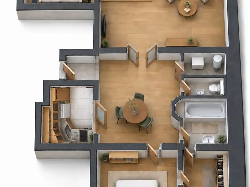 Pronájem bytu 3+kk 85 m², Praha – náhled fotky 2