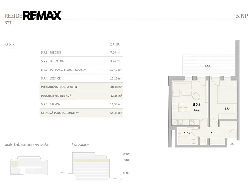 Prodej bytu 2+kk 54 m², Brno – náhled fotky 2