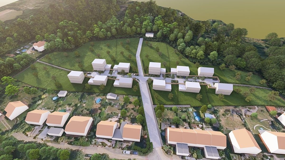 Prodej stavebního pozemku 1283 m², Štěnovice – fotka 1 z 3