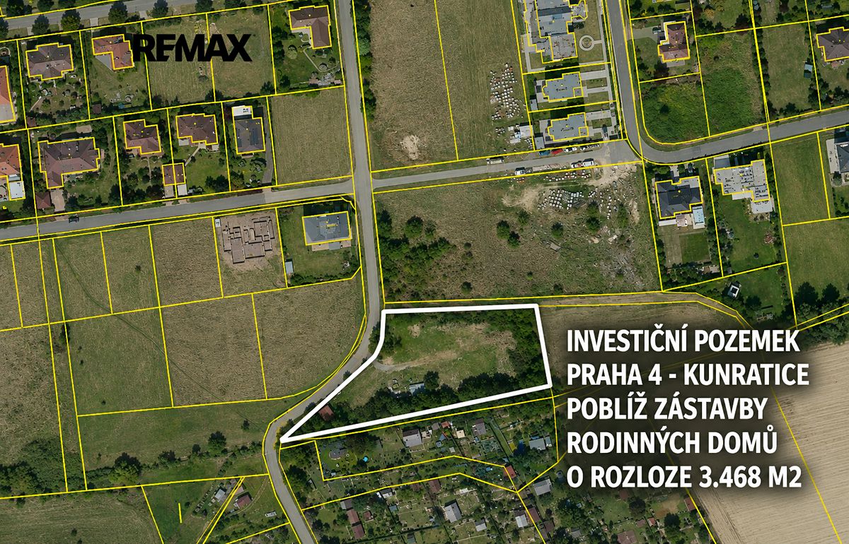 Prodej pozemku 3468 m²