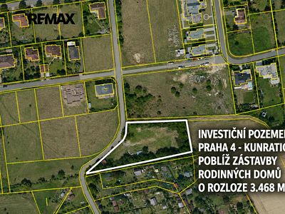 Prodej pozemku 3468 m²