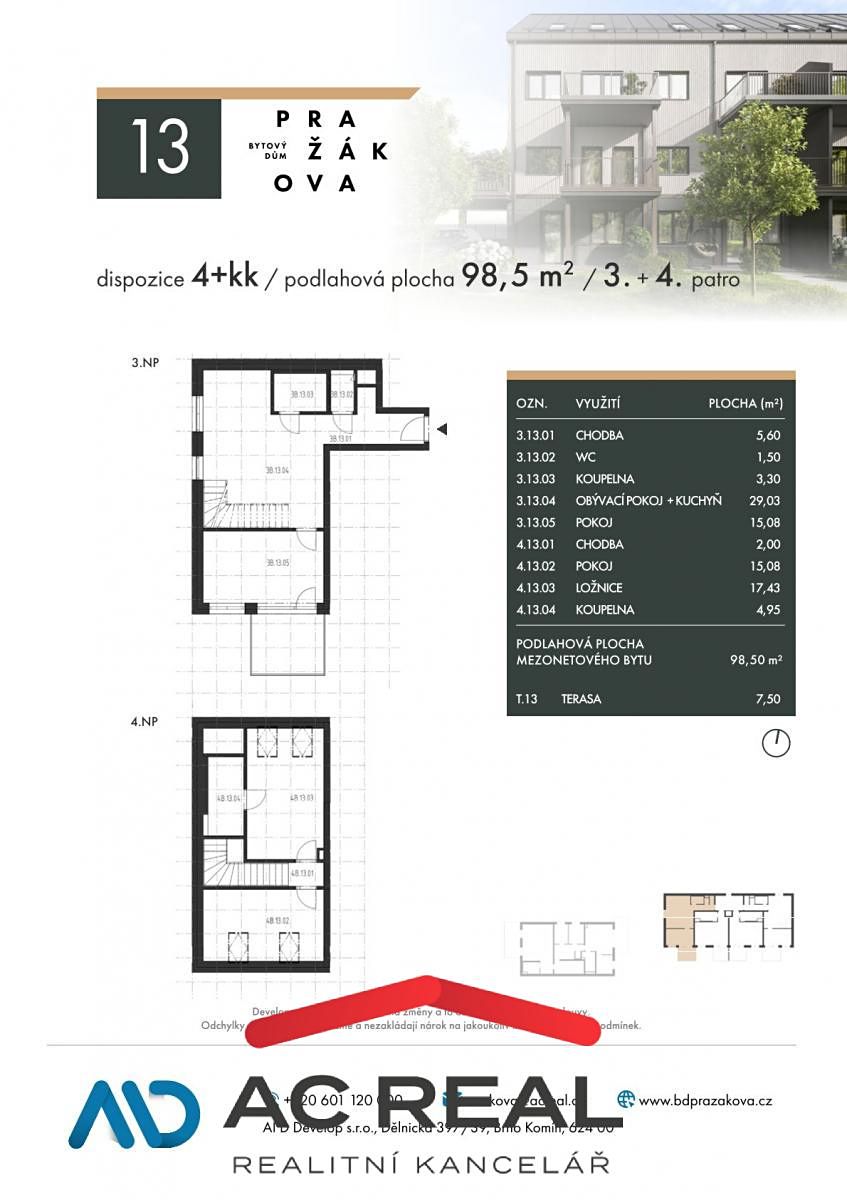 Prodej bytu 4+kk 98 m² – fotografie 5