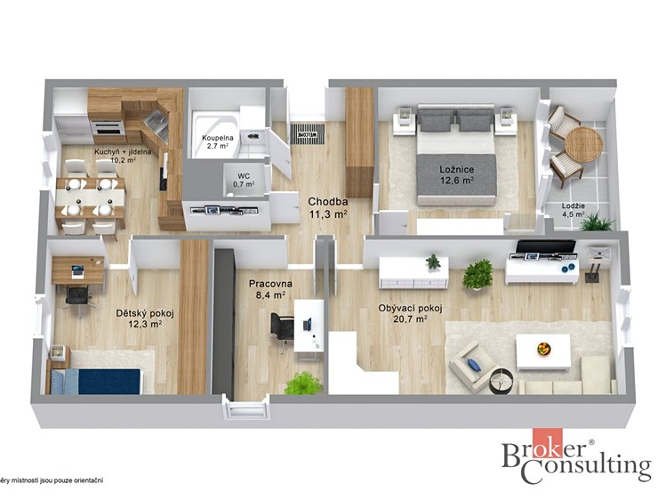 Wohnung 4+1 zum Kauf, 79 m² (12 von 20)