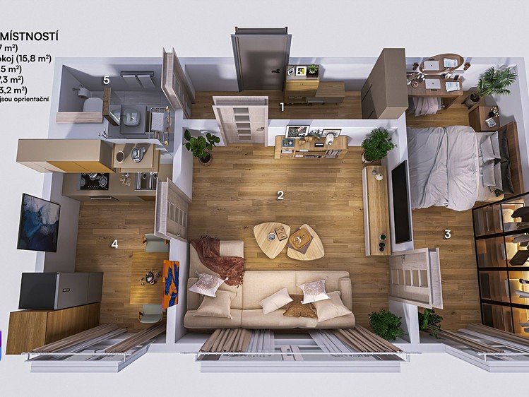 Prodej bytu 2+1, 44 m² (12 z 19)