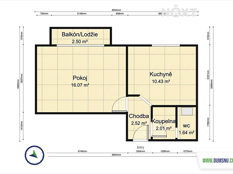 Wohnung 1+1 zum Kauf, 36 m² (15 von 18)