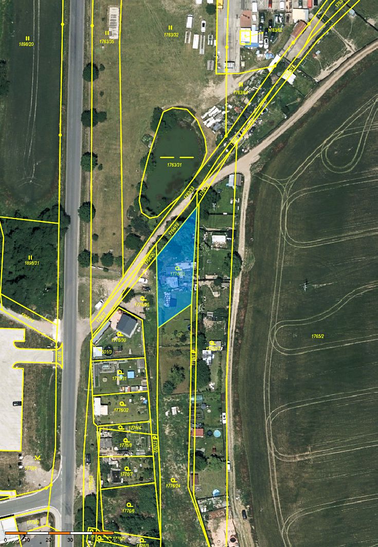 Prodej zahrady 640 m²