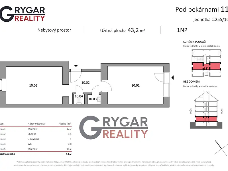 Prodej obchodního prostoru 43 m², Praha – náhled fotky 3