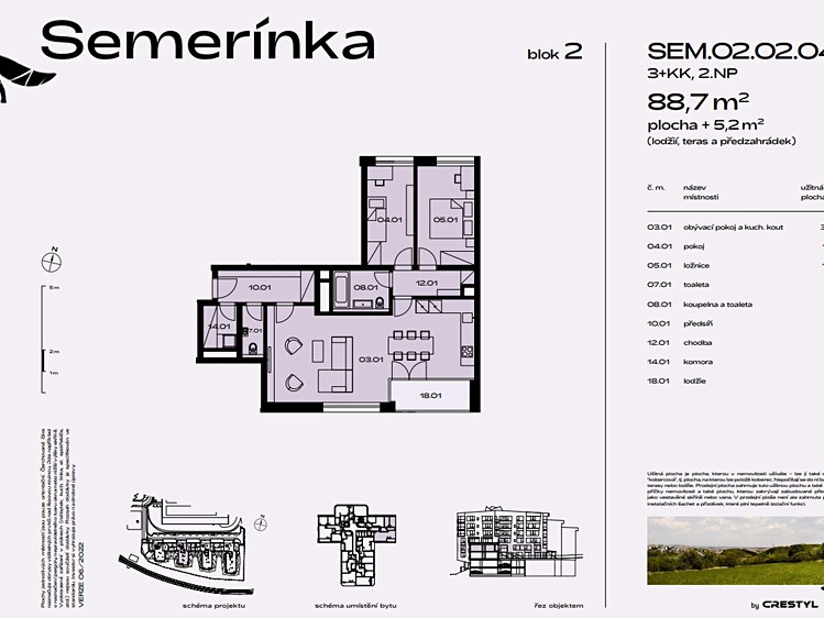 Prodej bytu 3+kk, 90 m² (20 z 20)