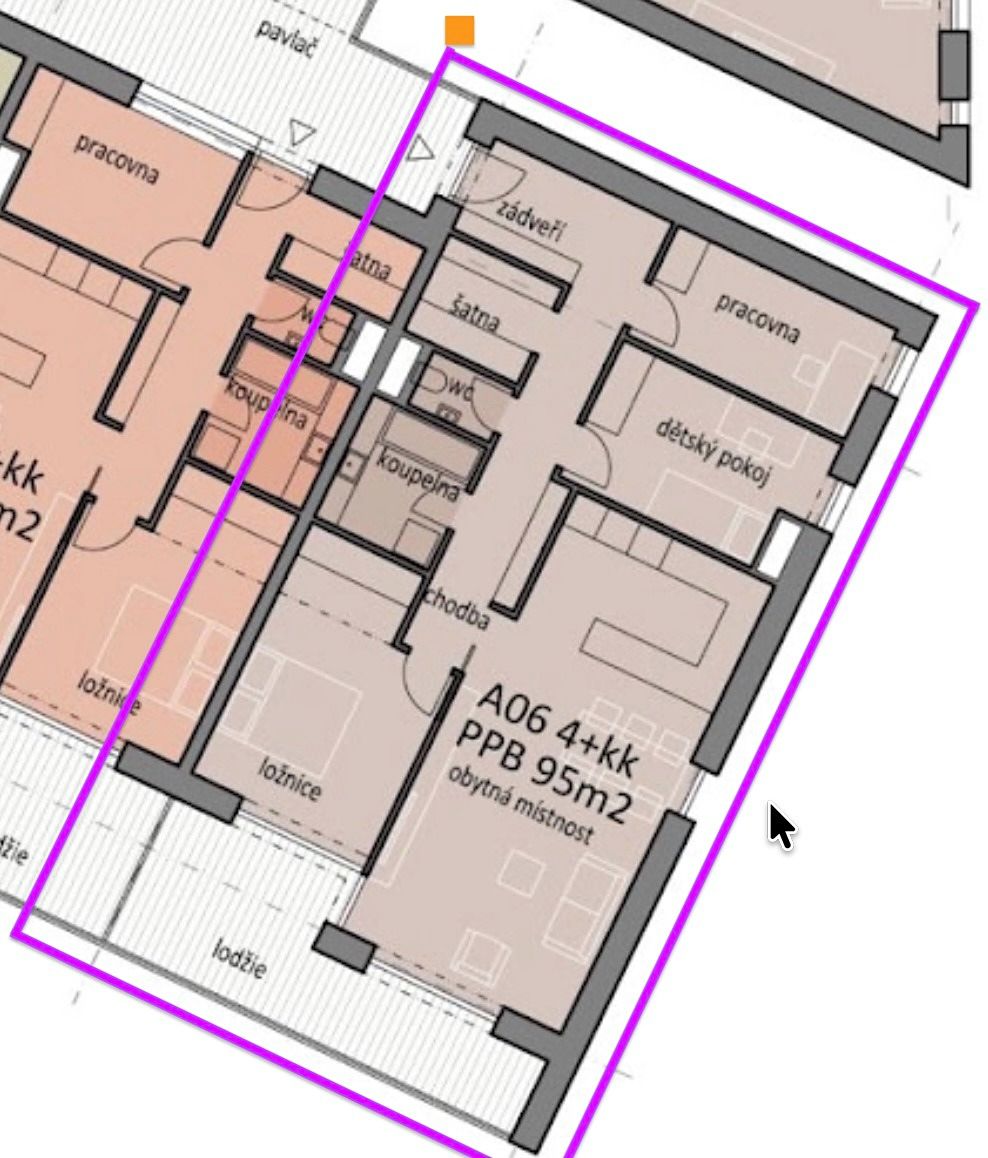 Prodej bytu 4+kk 98 m² – fotografie 4