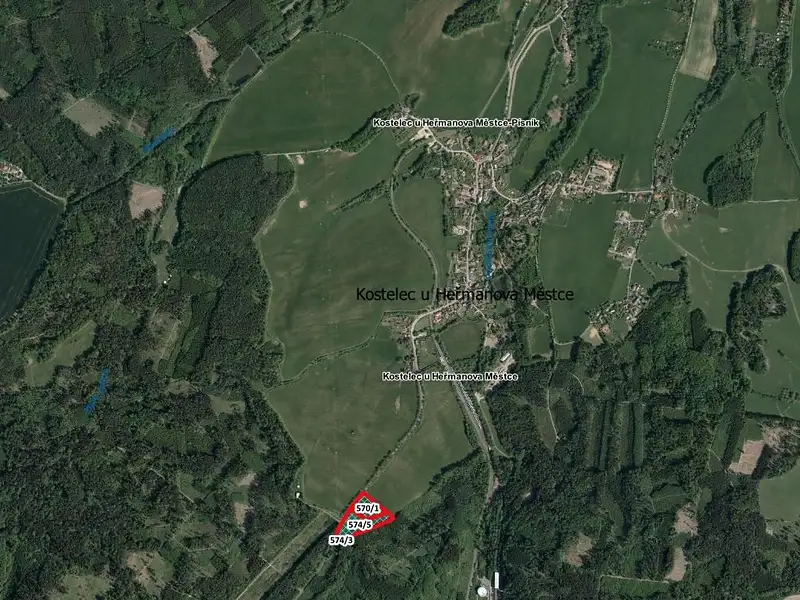 Prodej pole 18996 m², Kostelec u Heřmanova Městce – náhled fotky 2