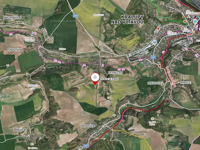 Prodej pole 9869 m², Kralupy nad Vltavou – náhled fotky 2