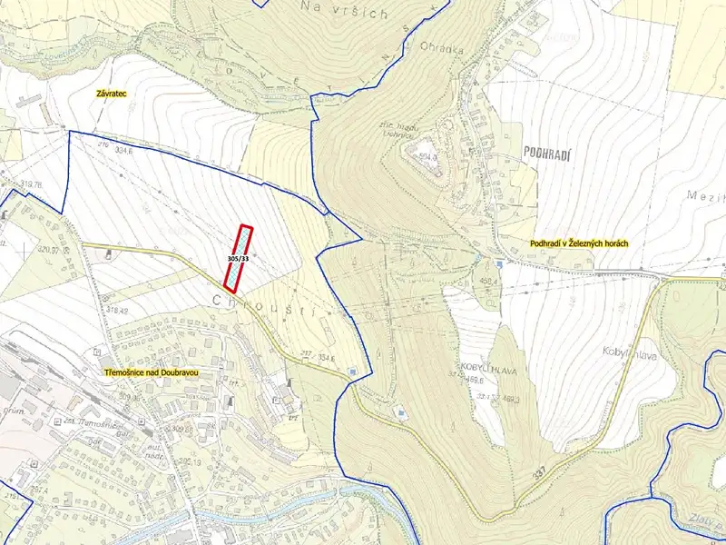 Prodej pozemku 5267 m², Třemošnice – náhled fotky 3