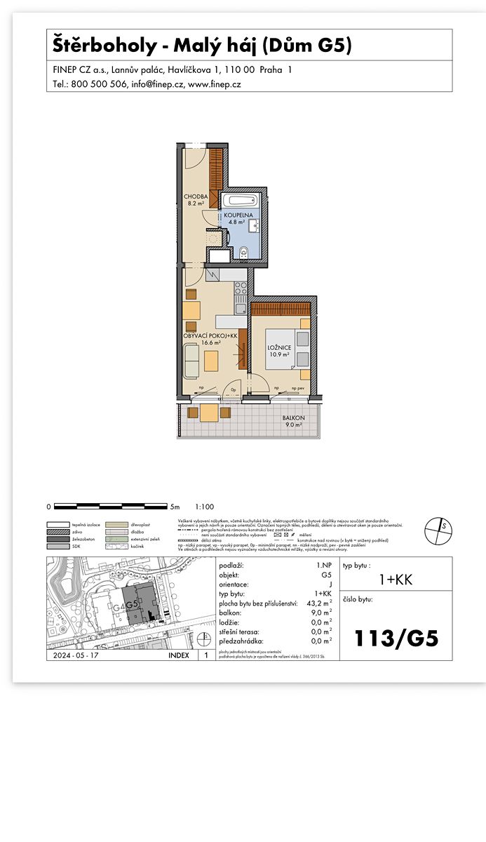 Prodej bytu 2+kk 56 m² – fotografie 2