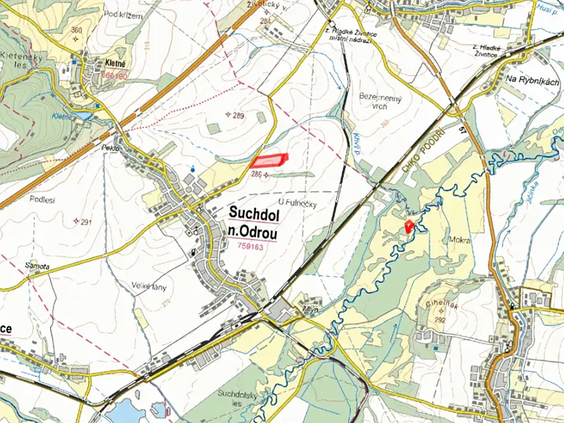 Prodej pole 15412 m², Suchdol nad Odrou – náhled fotky 3