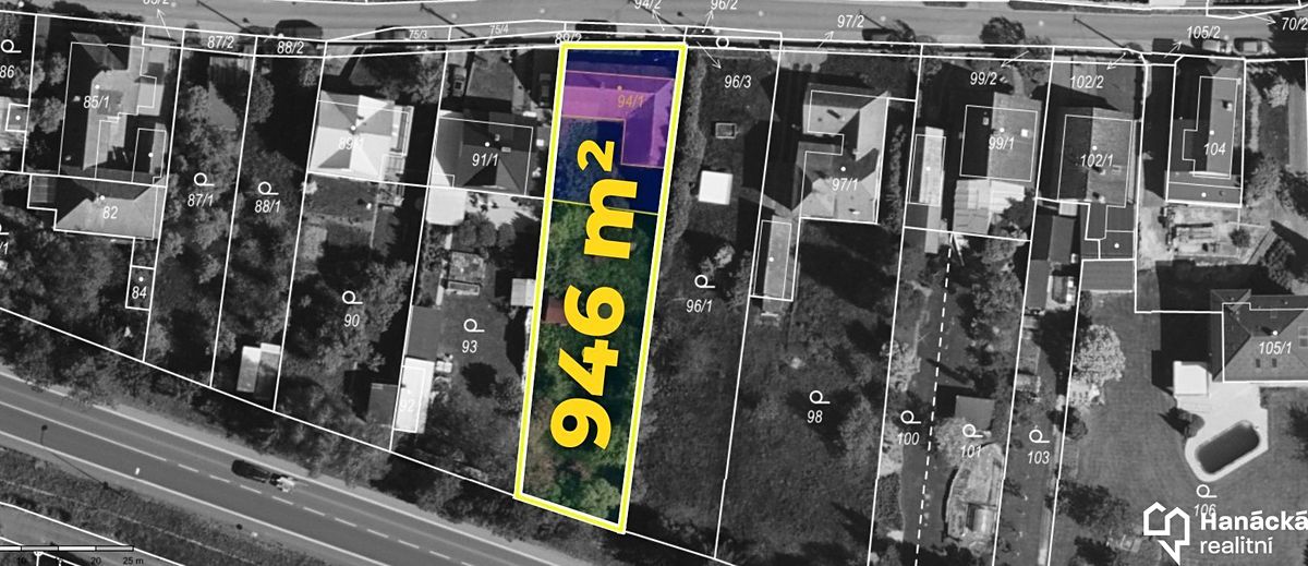 Prodej stavebního pozemku 946 m²