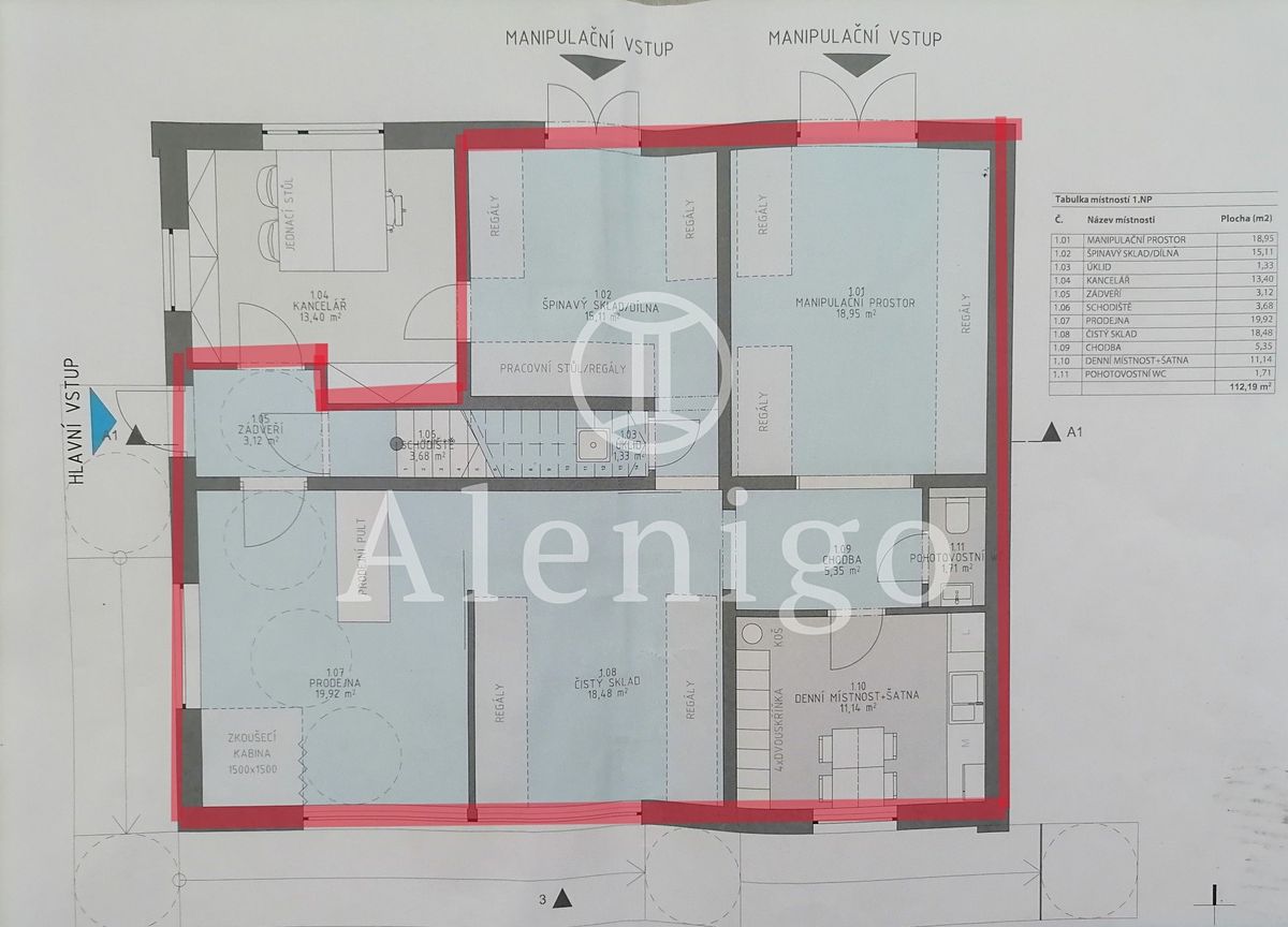 Pronájem obchodního prostoru 80 m² – fotografie 3